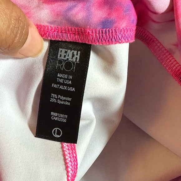 Beach Riot Cara Leggings in Pink/Purple Tie Dye - Picture 11 of 11